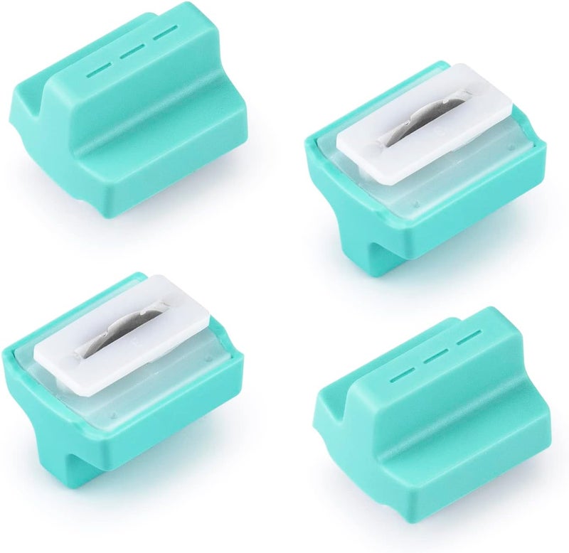 ecraft Paper Trimmer Replacement Blades Use for 4 Style Multi-Function Scrapbooking Tool with Dial Blades of Perforated Paper Cutter Blade Refills Mint Green (4 Pack） - Image 1